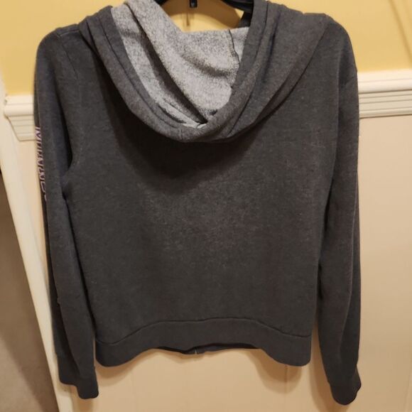 NFL Minnesota Vikings Women's Gray & Purple Zip-Up Jacket Hoodie Size M - Picture 8 of 8